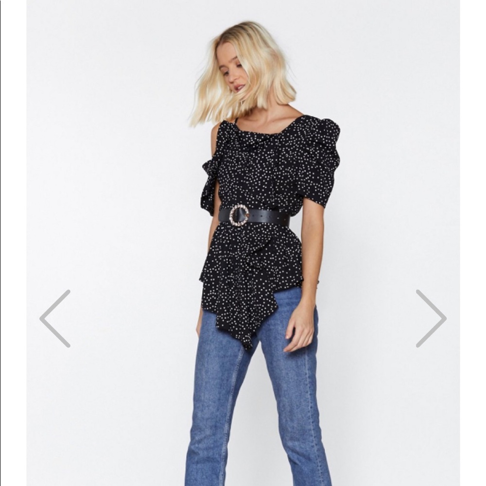 Nasty Gal Throw My Hands Up in the Air blouse